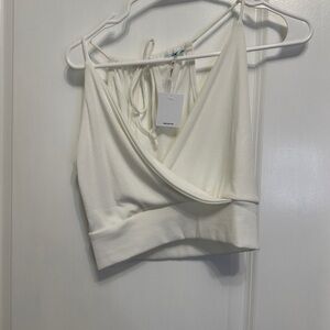 Kimchi Blue‎ Anthropologie  Cream Sleeveless Tank Top